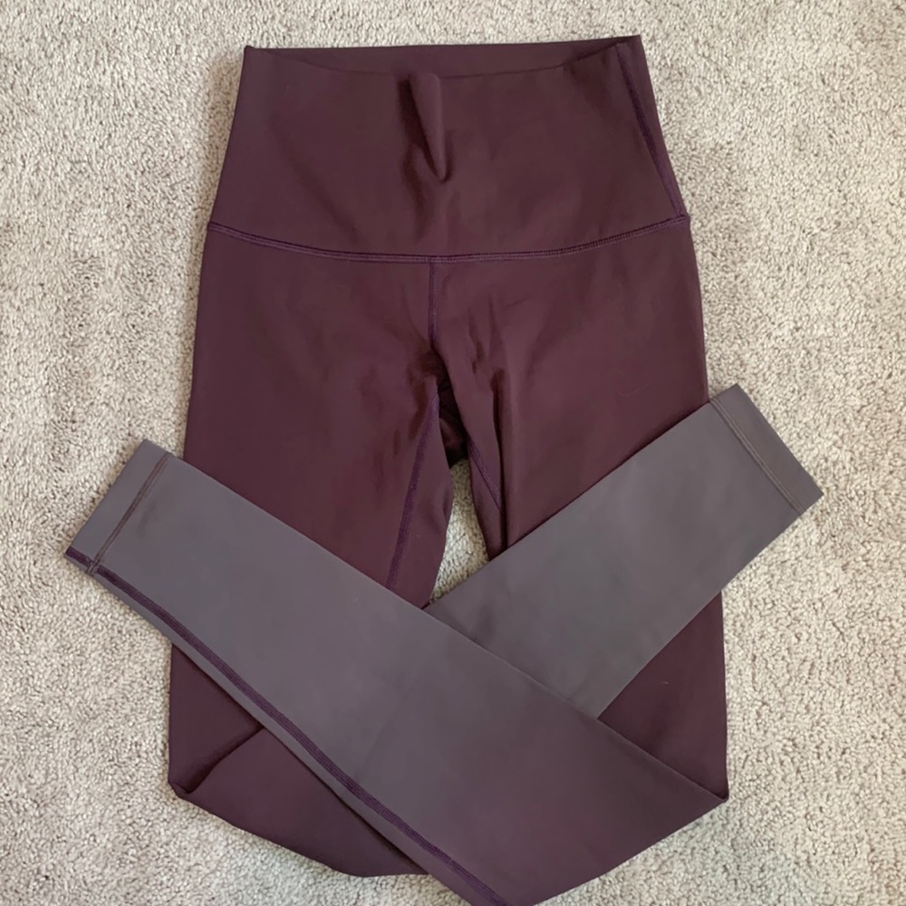 lululemon High-Rise Wunder Under Legging Ombré Black Cherry Size 6